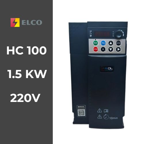 Biến tần HC100-1R5GB-S2, 1 pha 220V, 1.5 KW