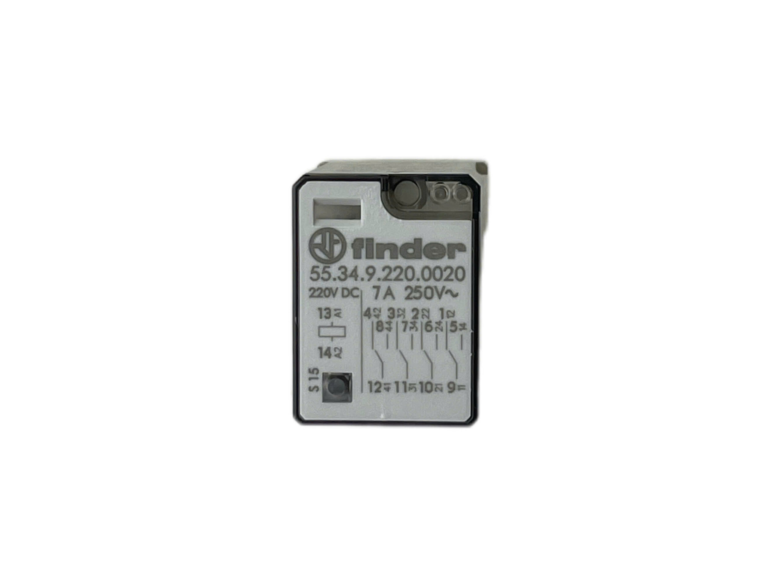 Rơ le 55.34.9.220.0020 220V (Coil: 220VDC, 4CO, 7A/250VAC; 7A/30VDC)